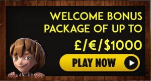 Up to £1000 in Deposit Bonuses!