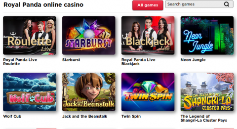 royal panda slots visit online play